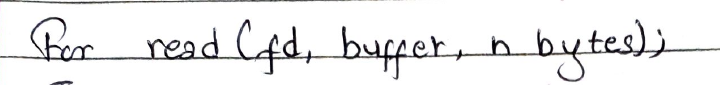 Original handwritten read expression