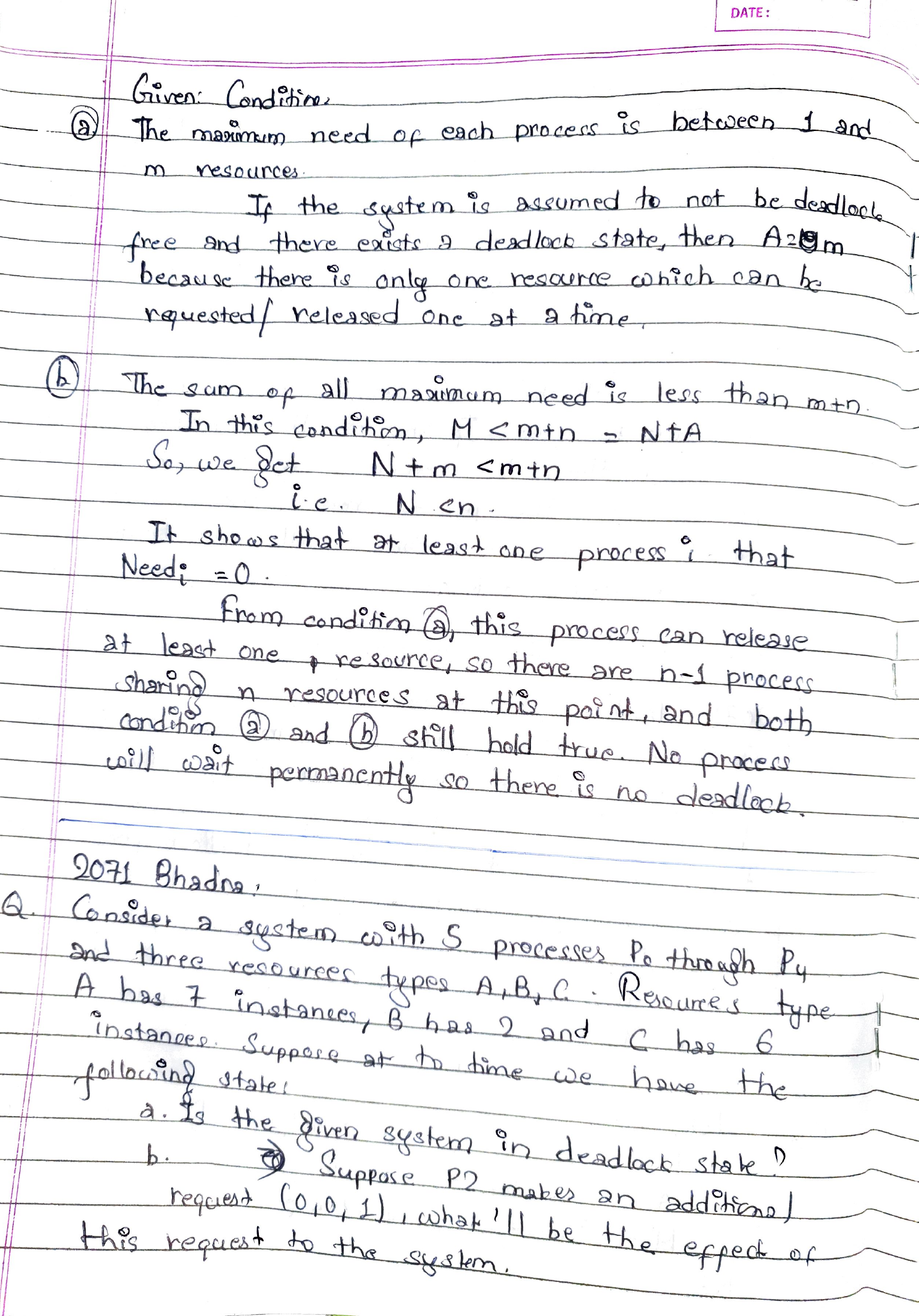 Original proof continuation and allocation question